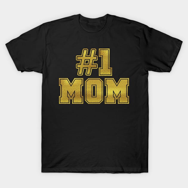 Number 1 Mom #1 Mom Mama Mommy Mom Bruh Retro Look T-Shirt by Funkrafstik